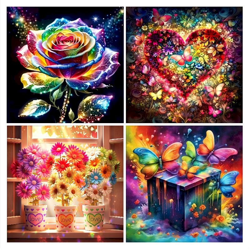 Art Craft Ideas With Paper - SDOYUNO DIY 5D Diamentowe Malowanie Pełny