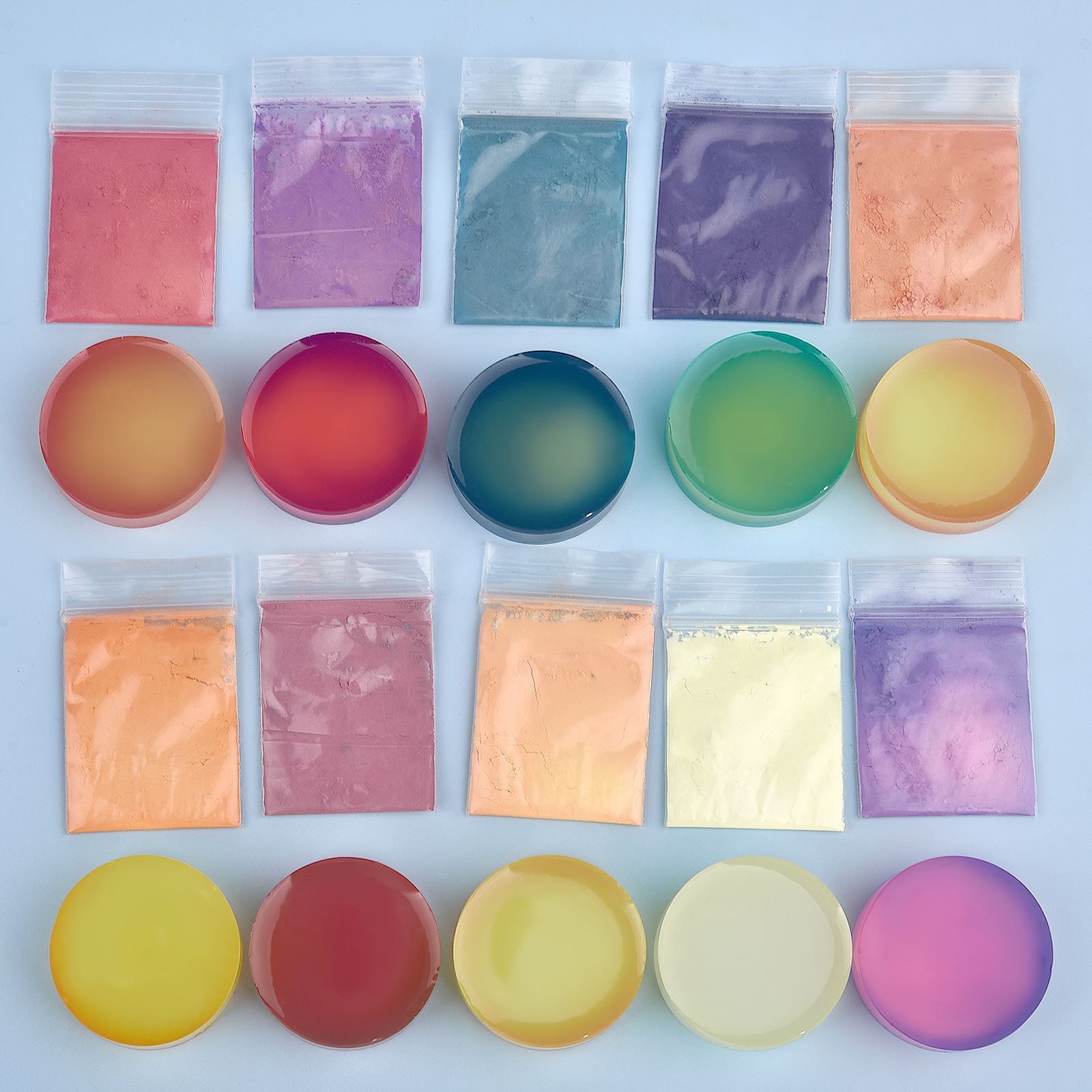 Resin Pigment Powder - 10 Kolorów Temperaturowych Pigmentów Zmieniających Kolor