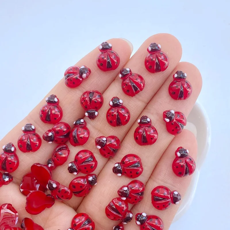 Art Craft Ladybug - 50 szt. Nowy akcesoria do paznokci