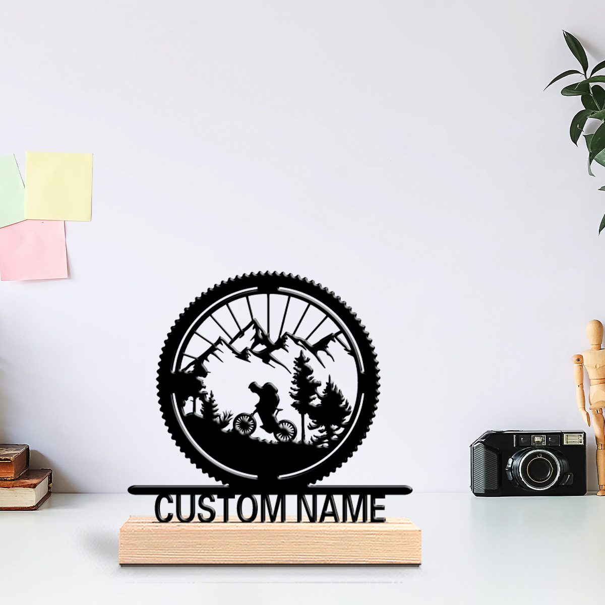Art Craft Names - 1 szt. Kreatywna, naturalna, personalizowana metalowa