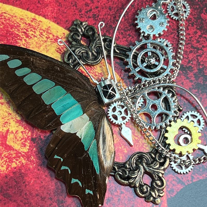 Art Craft Kit - Zestaw DIY: Ramka Steampunk z Motylem,