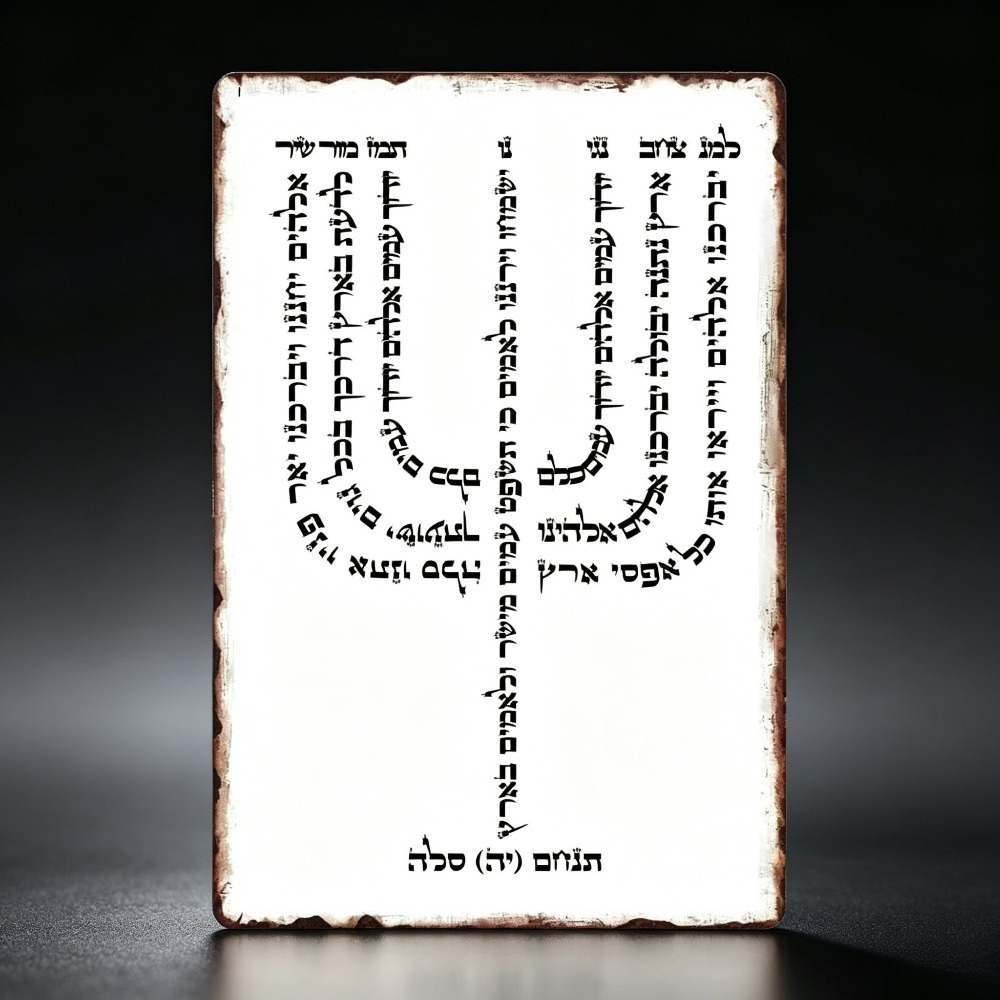 Art & Craft Voucher Code - CIFBUY Vintage Hebrajski YHVH Aluminiowy Znak