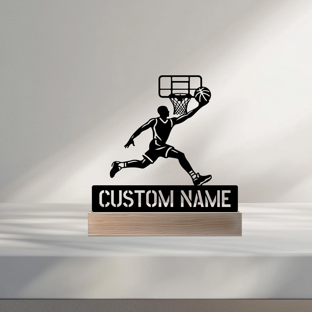 Art Craft Names - 1 szt. Prosta figurka koszykarza z