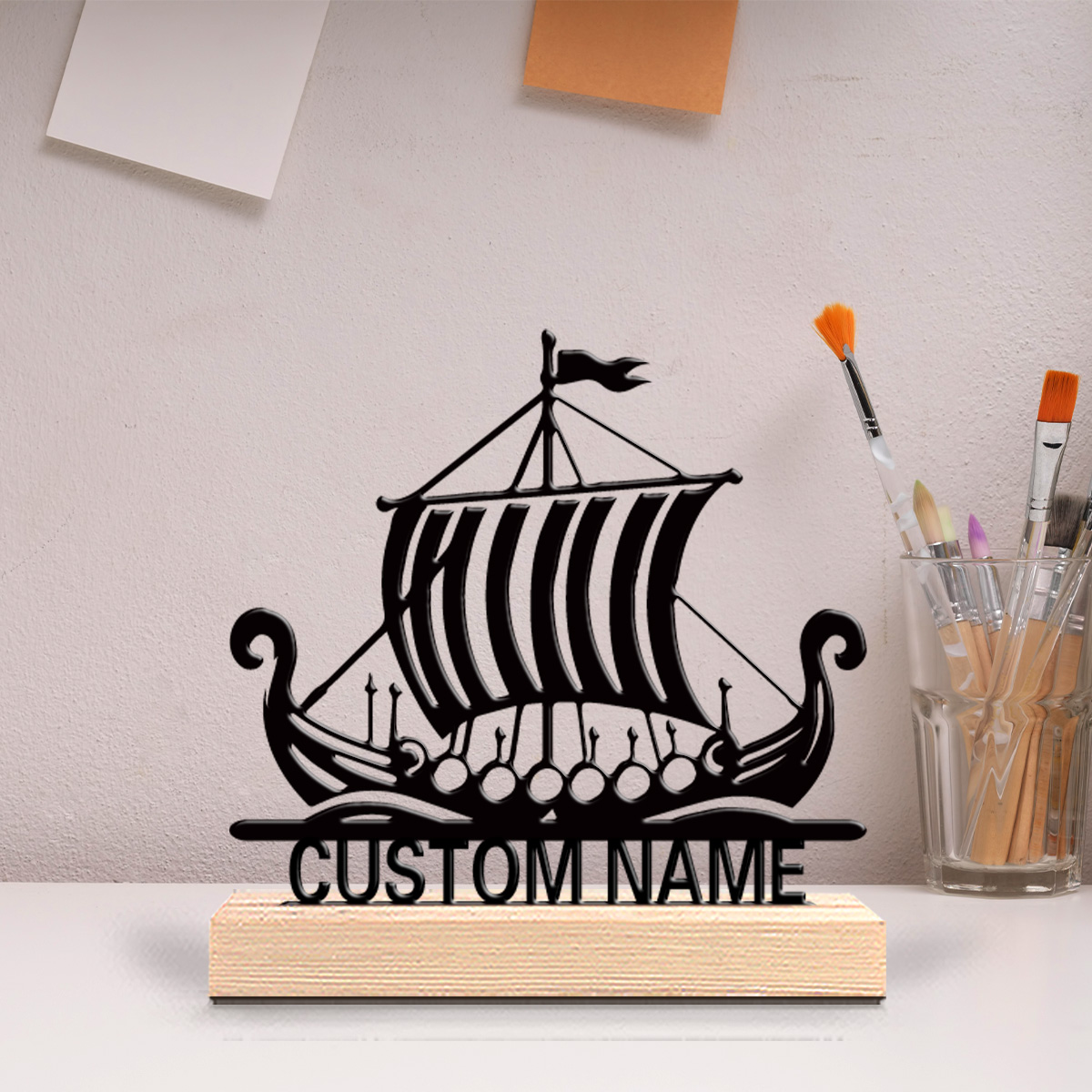Art Craft Names - 1 szt. Kreatywna żaglówka z możliwością