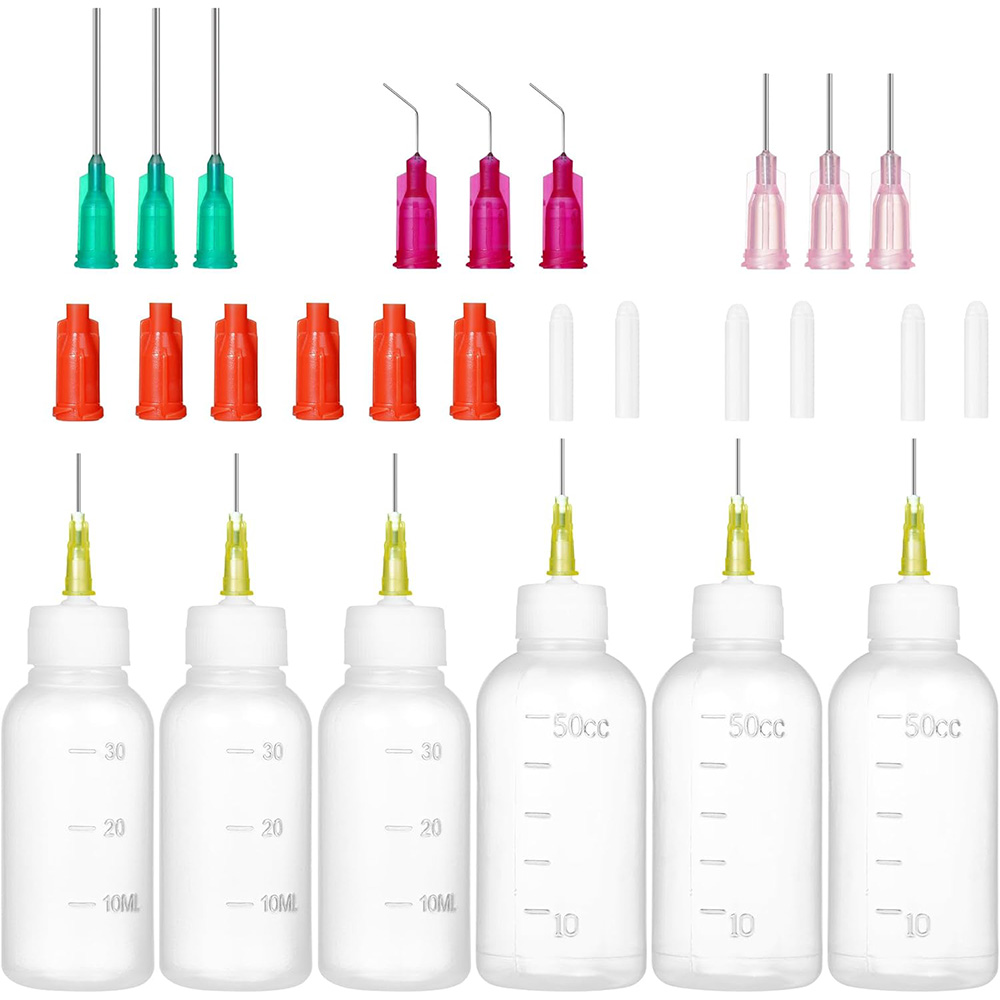 Art Craft Kits - Zestaw precyzyjnych butelek z igłowym aplikatorem,