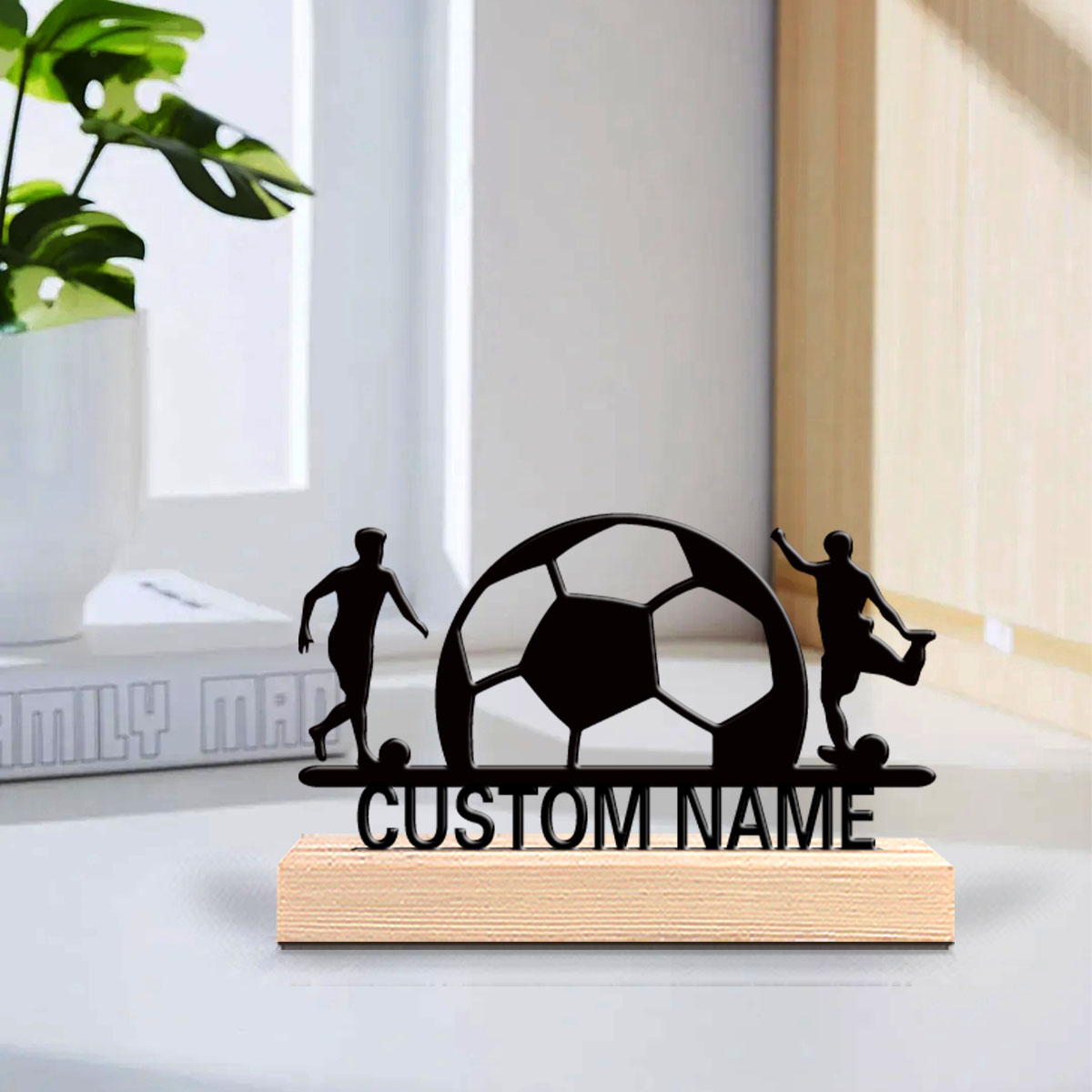 Art Craft Names - 1 szt. Nowoczesna blaszana statuetka z