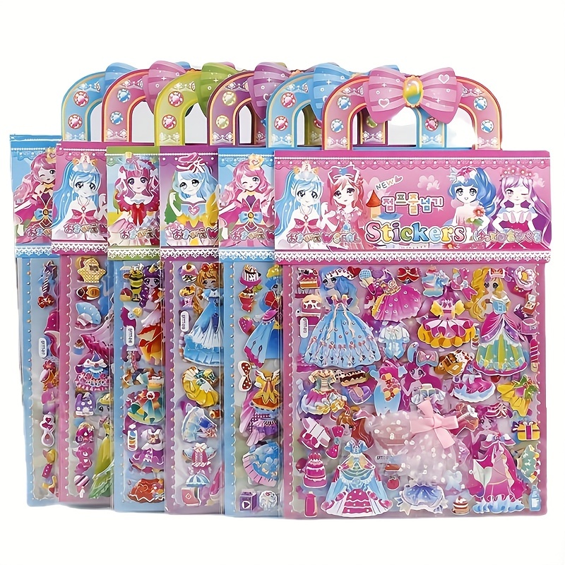 Art Craft Toddler - Princess Dress Up Puffy Naklejki Podkładka