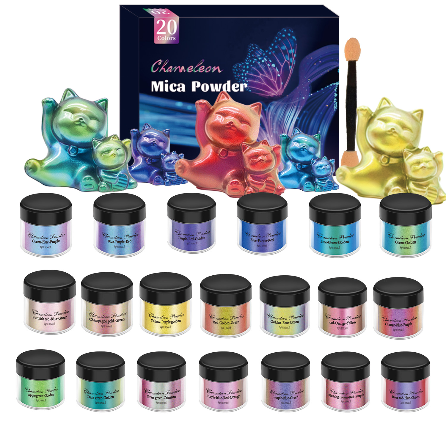 Zestaw pigmentów do żywicy epo – Resin Pigment Powder recenzja i cena