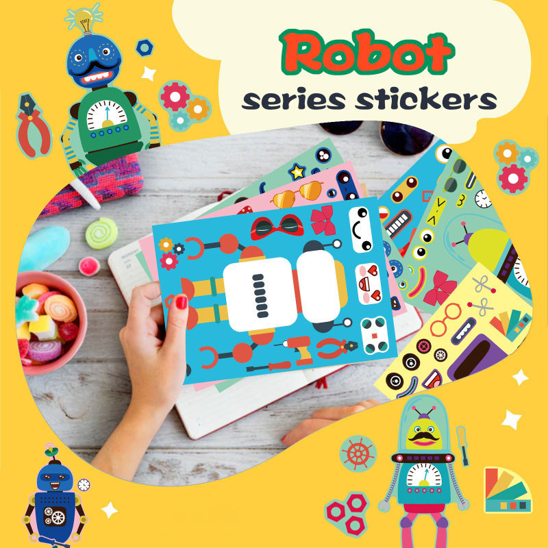 Złóż robot naklejki dla dzieci – Art Craft Toddler recenzja i cena
