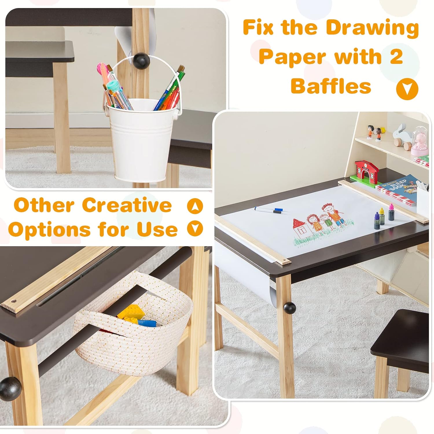 Drewniany stolik i krzesła dla – Art Craft Toddler recenzja i cena