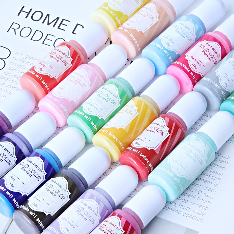 Hurtowe 18 kolorowe, intensywn – Resin Pigment Powder recenzja i cena