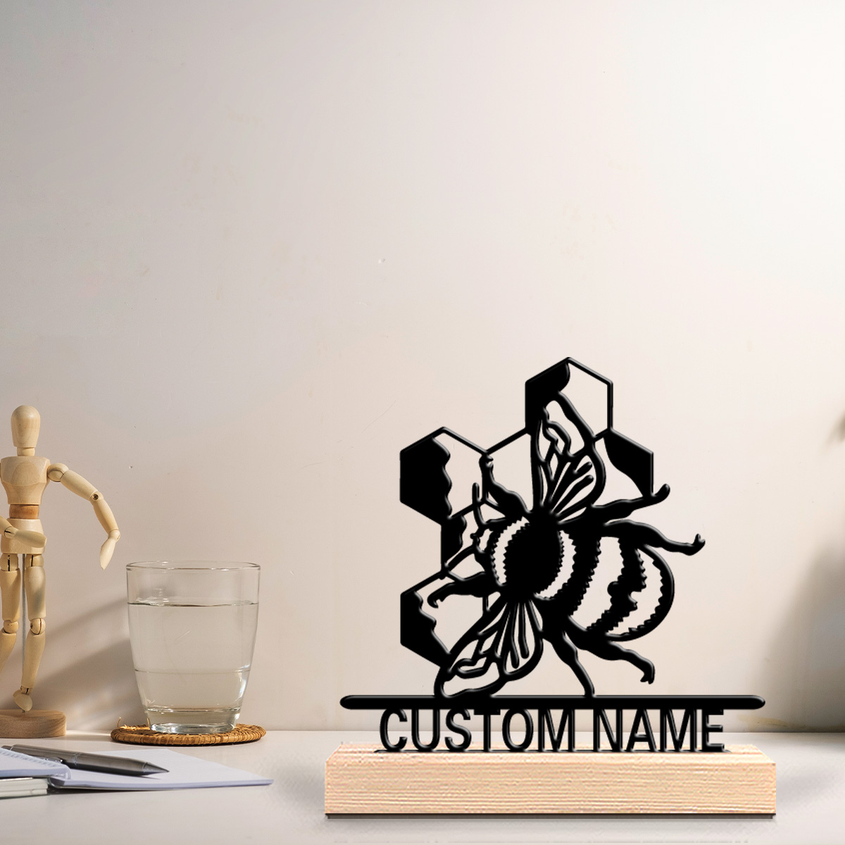 1 szt. Prosta pszczoła, metalo – Art Craft Names recenzja i cena