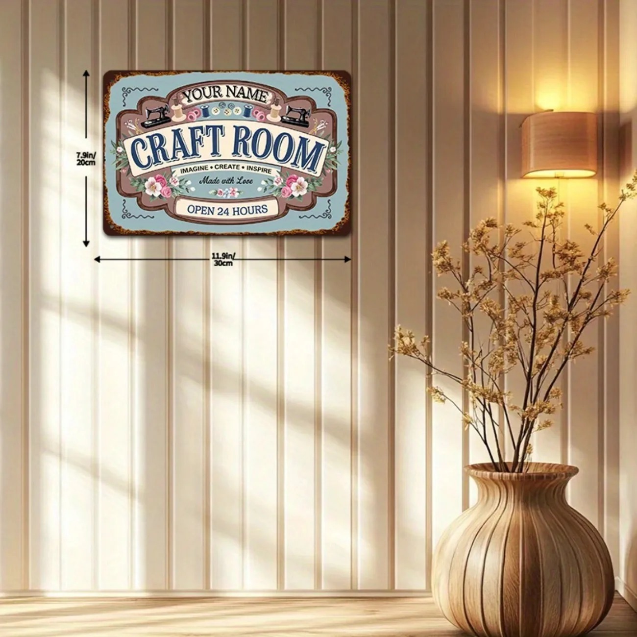 Metalowa tabliczka z własnym i – Art Craft Names recenzja i cena