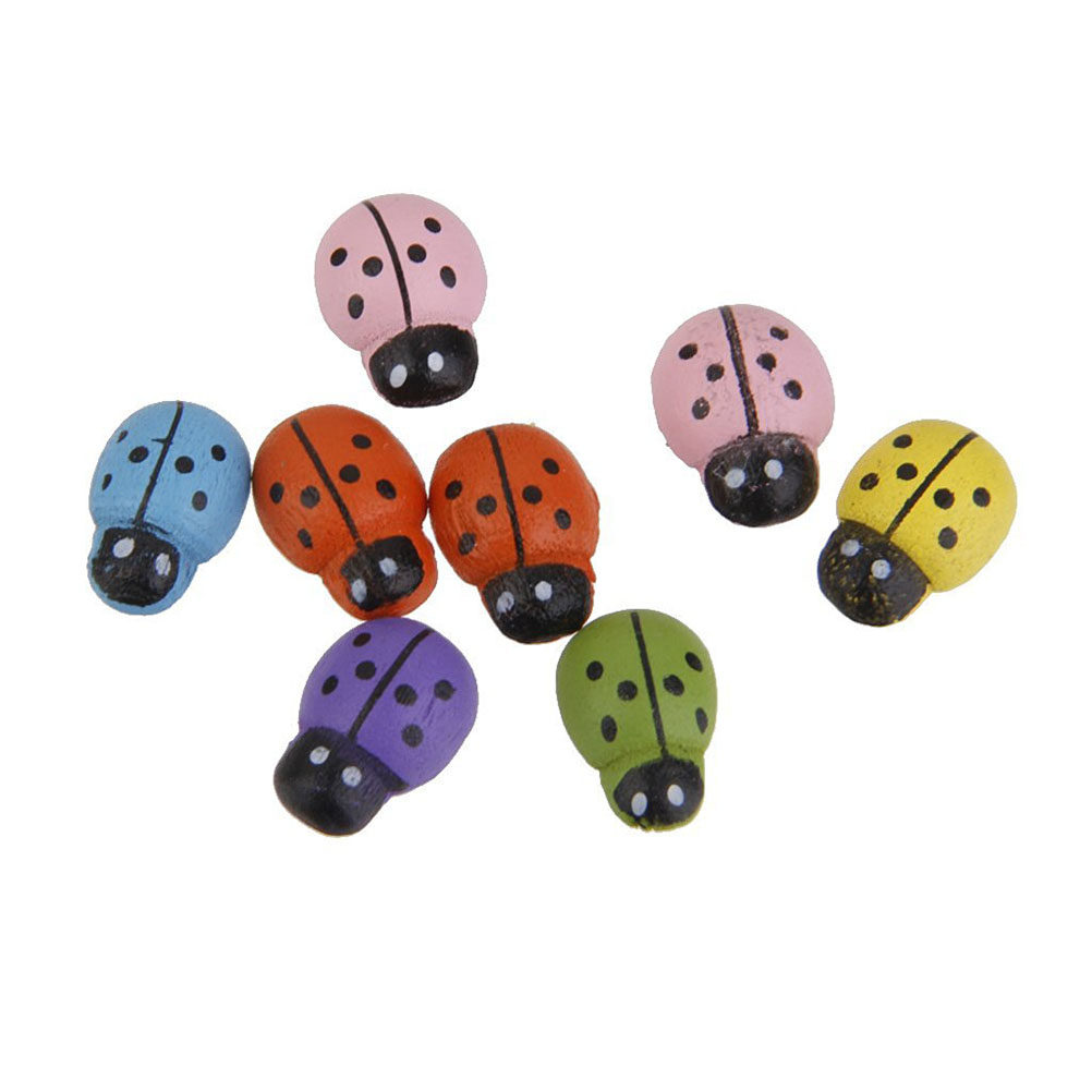 100 sztuk drewnianych miniatur – Art Craft Ladybug recenzja i cena