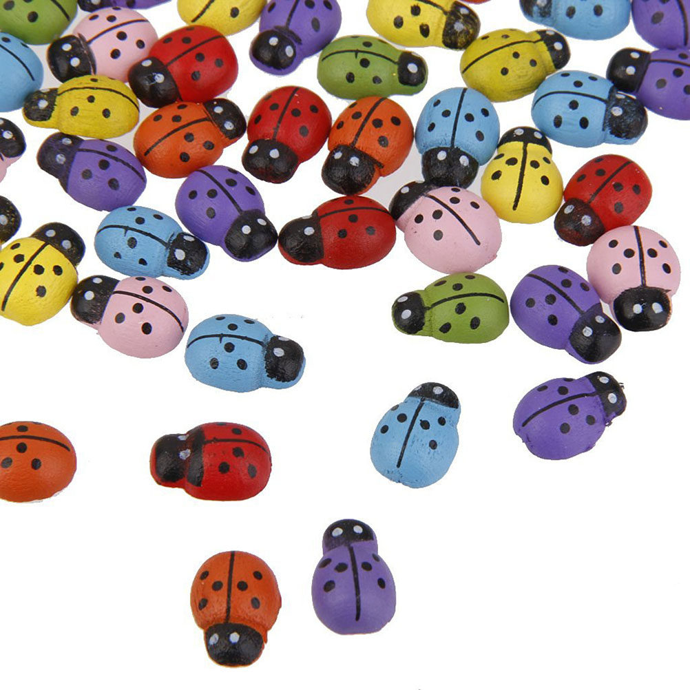 100 sztuk drewnianych miniatur – Art Craft Ladybug recenzja i cena