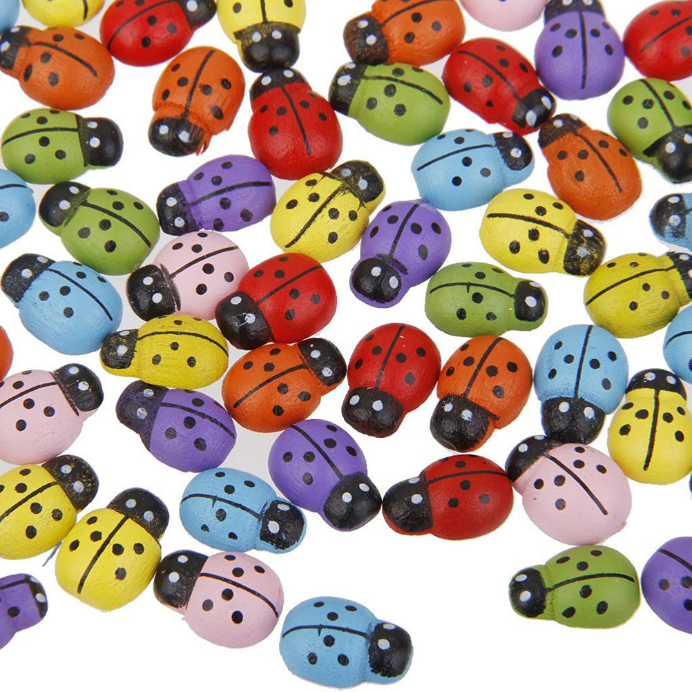 100 sztuk drewnianych miniatur – Art Craft Ladybug recenzja i cena
