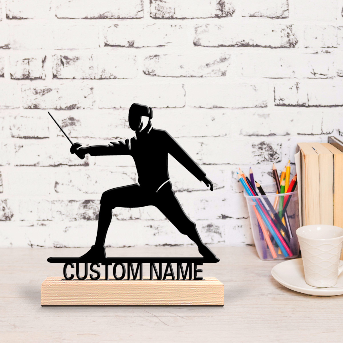 1 szt. Prosta metalowa statuet – Art Craft Names recenzja i cena