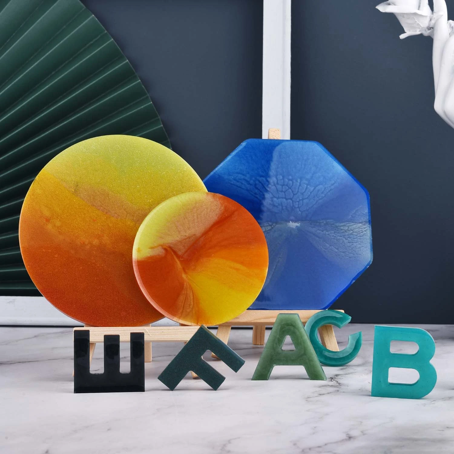 6 Kolorów/Zestaw Perłowy Prosz – Resin Pigment Powder recenzja i cena