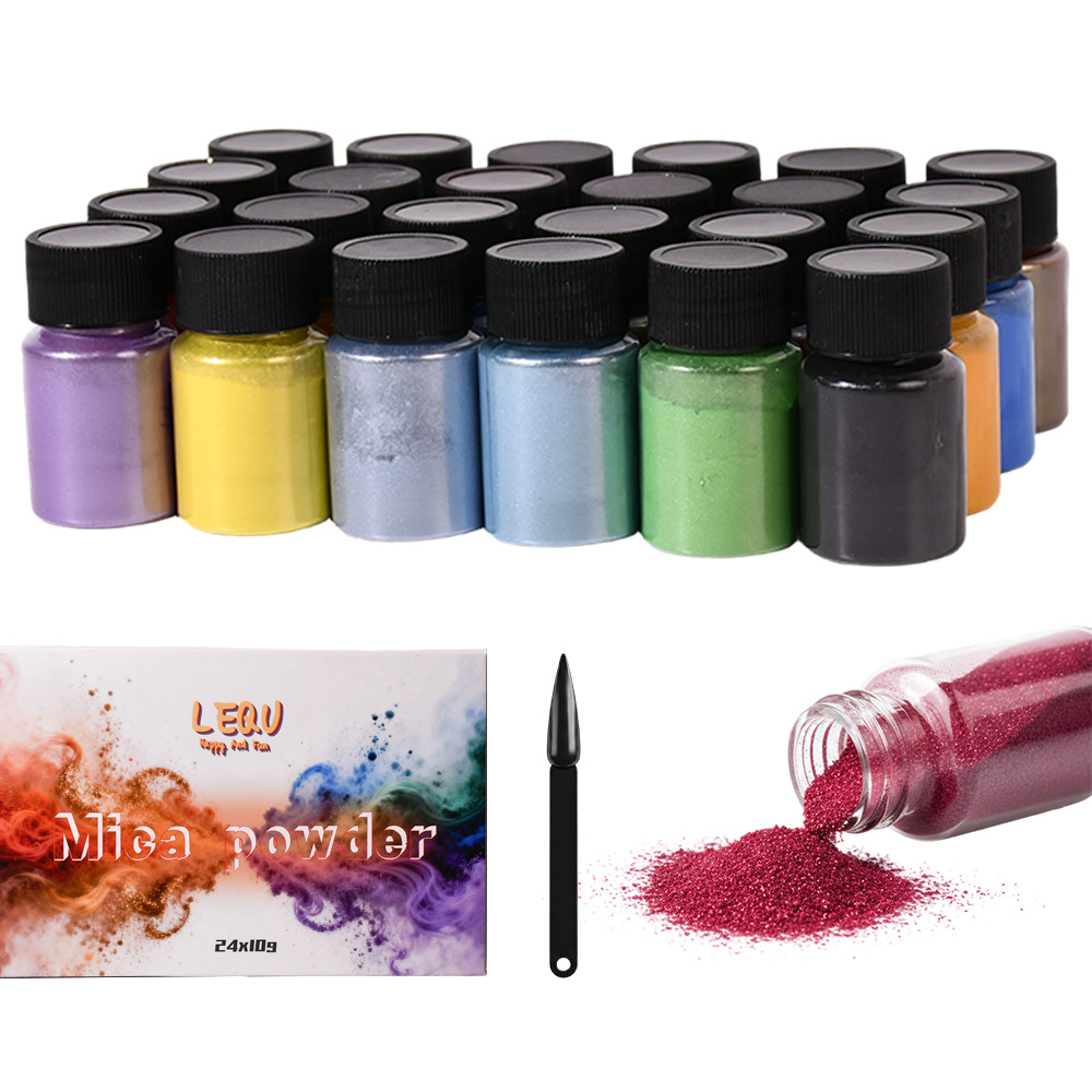 24-kolorowy proszek mika chame – Resin Pigment Powder recenzja i cena