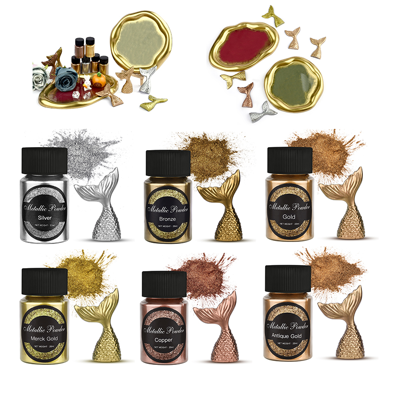 20ml/butelka metalowy brokat z – Resin Pigment Powder recenzja i cena
