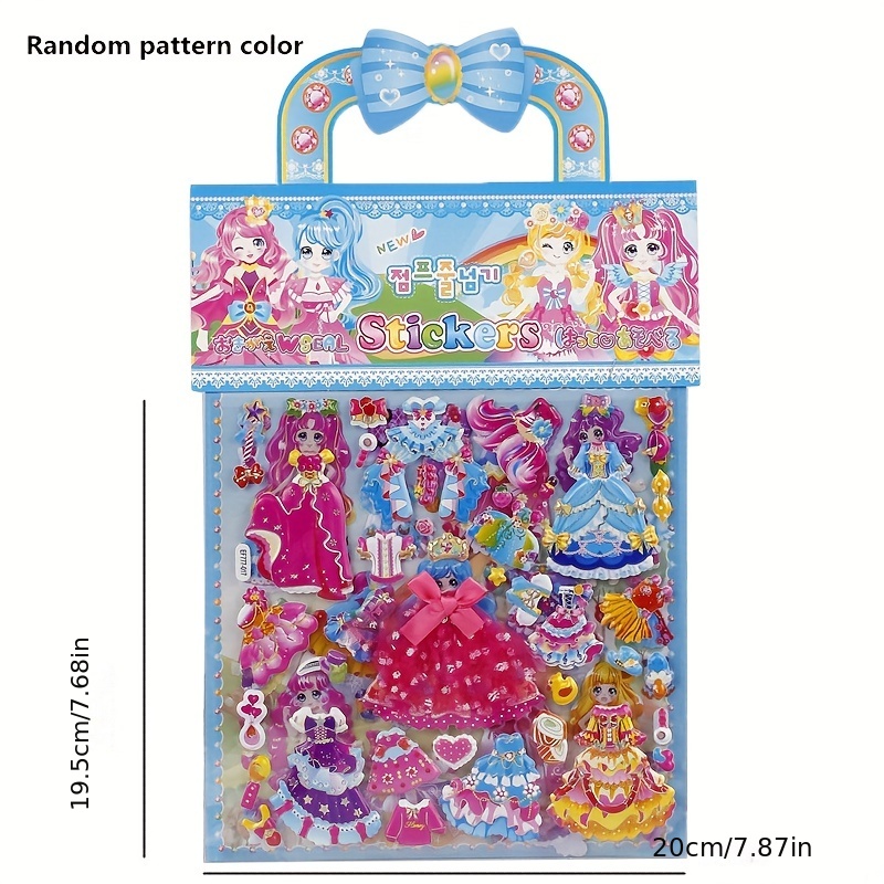 Princess Dress Up Puffy Naklej – Art Craft Toddler recenzja i cena