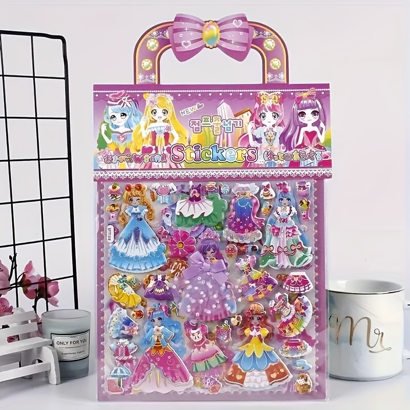 Princess Dress Up Puffy Naklej – Art Craft Toddler recenzja i cena